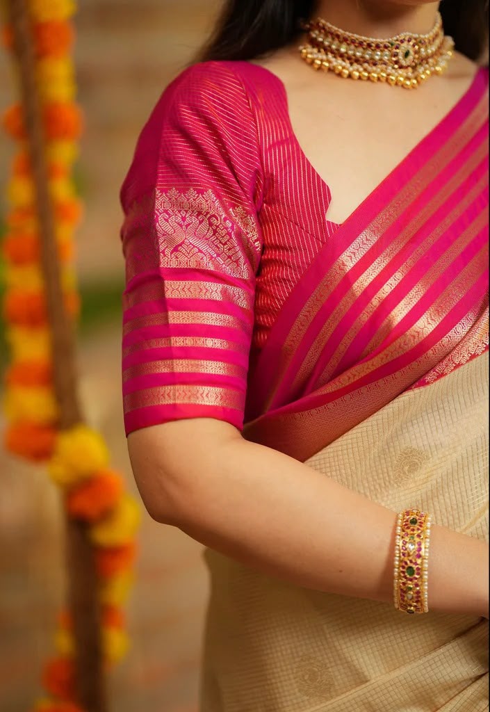 Ranya By Aab Art Silk Jacquard Border Saree 